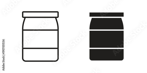 Jam icon. Trendy Flat style for graphic design, Website, UI. EPS10