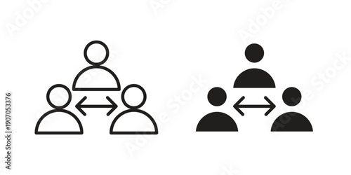 Mediator icon. Trendy Flat style for graphic design, Website, UI. EPS10