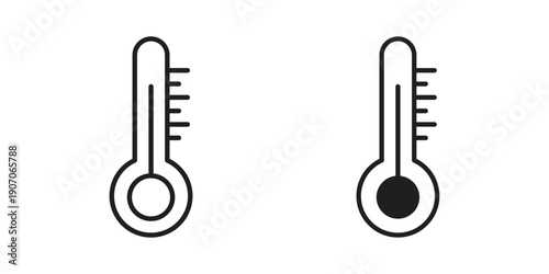 Temperature icon. Trendy Flat style for graphic design, Website, UI. EPS10
