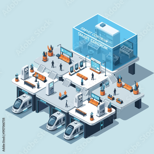 Futuristic Automated Storage and Retrieval System.