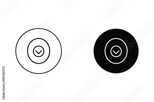 Checkmark icon in circle, simple and bold, flat design vector illustration