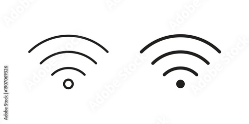 Wifi icon. Trendy Flat style for graphic design, Website, UI. EPS10