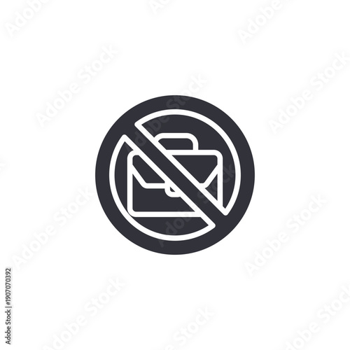 No alcohol sign icon symbolizing addiction prevention, rehabilitation support, and substance abuse awareness campaign.