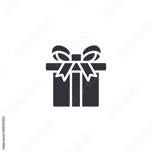 Gift box with ribbon icon representing seasonal promotions, special offers, and spring celebration discounts.