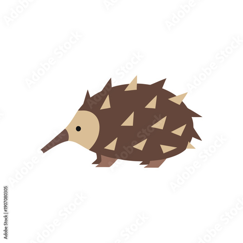 Monotreme simple illustrator vector simple drawing