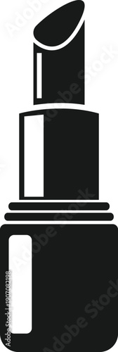 Lipstick and Cosmetic Icon Vector Design