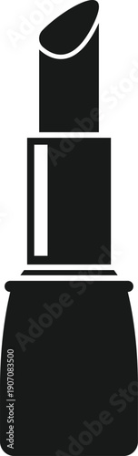 Lipstick Cosmetic Icon – Beauty and Fashion Makeup  Vector Design