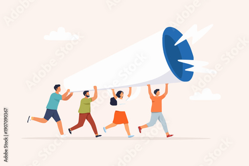 Teamwork and Loud Announcement