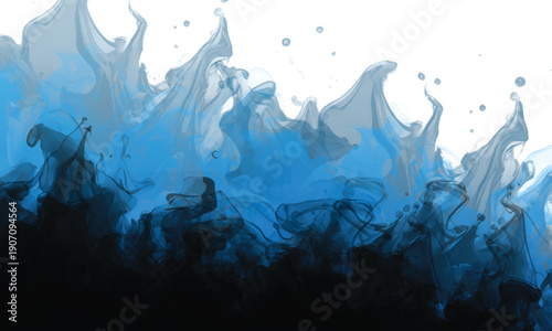 Abstract atmospheric texture with layered vapor waves