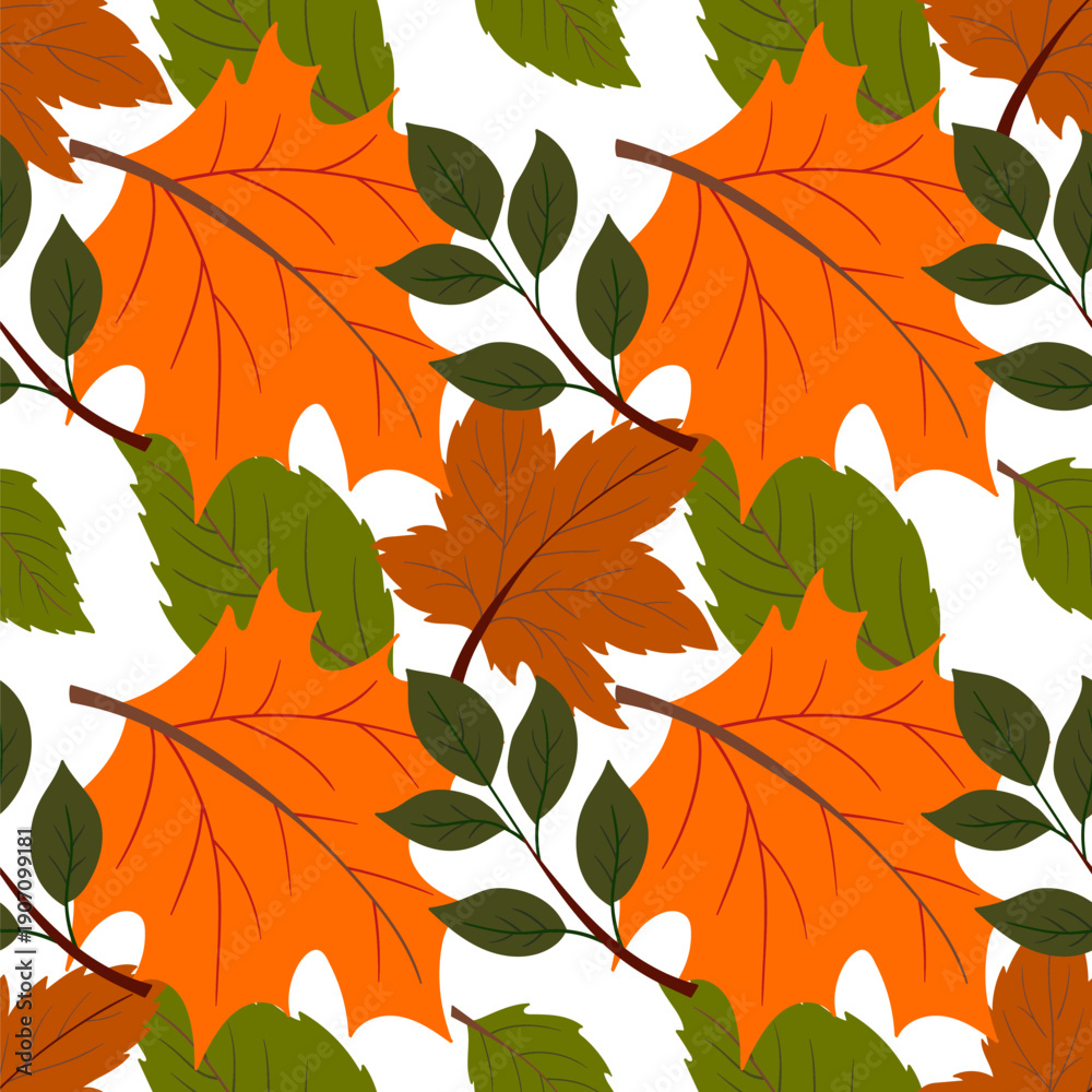 Naklejka premium Fabric pattern. Natural style, suitable for various prints, scarves, clothing, cushions