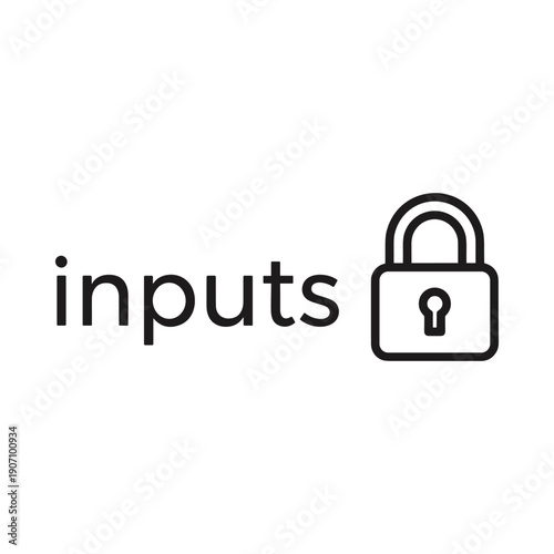 Locked Input Icon