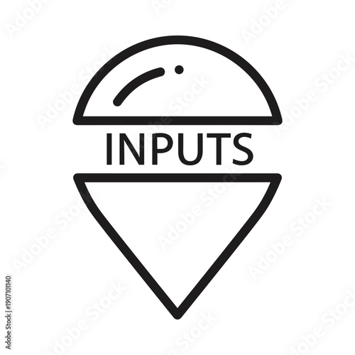 Inputs Icon Symbol