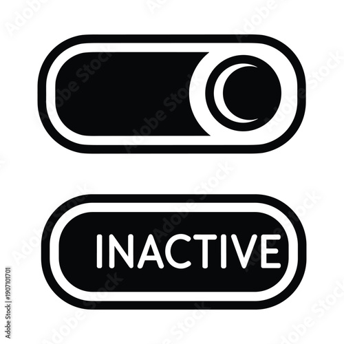 Toggle Switch Off Icon