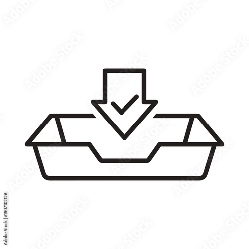 Food Delivery Container Icon
