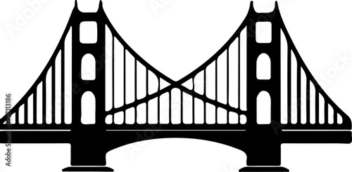 vector illustration of bridge