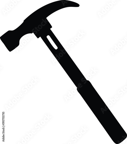 A white canvas with a single centered abstract purple brushstroke