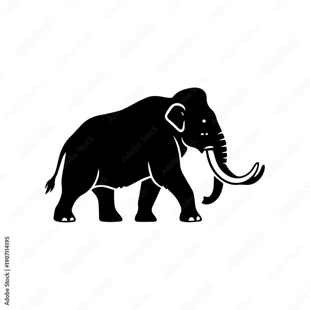 Obraz premium Mammoth vector illustrator 