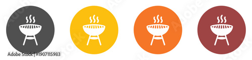 Photos bbq grill meat cooking icon