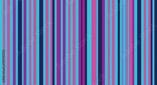 Colorful Vertical Stripe Seamless Pattern Vector – Neon Retro Striped Background