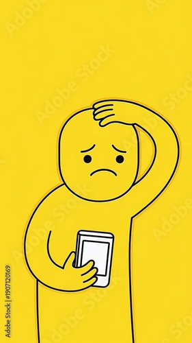 Payment Failed Error Retry Mobile UI Animation Illustration
