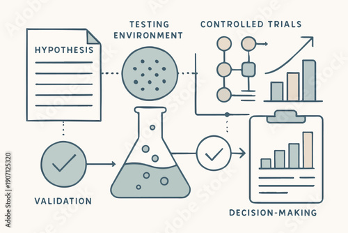 Business Experimentation and Validation Before Strategic Commitment illustration