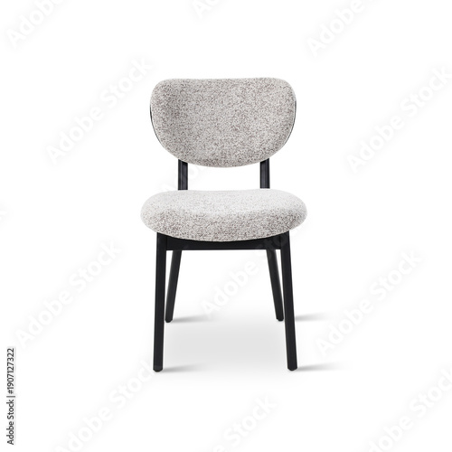This is beautiful chair white or black and details short chair photo