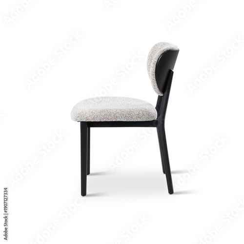 This is beautiful chair white or black and details short chair photo