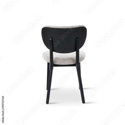 This is beautiful chair white or black and details short chair photo