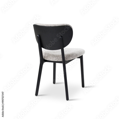 This is beautiful chair white or black and details short chair photo