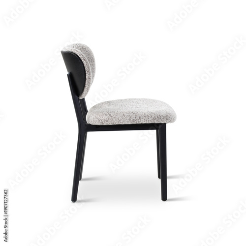 This is beautiful chair white or black and details short chair photo