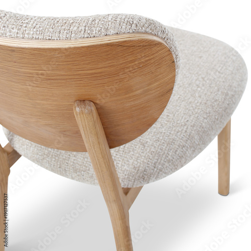 This is beautiful chair white or black and details short chair photo