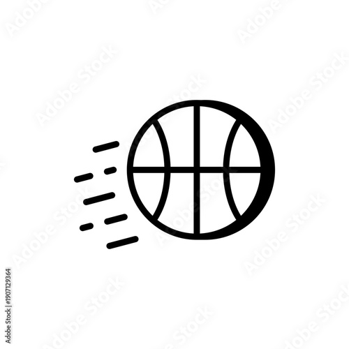 Basketball player throwing ball icon