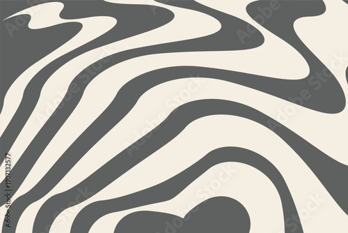 Groovy Hypnotic Vector Backgrounds....Vintage psychedelic blue wave groovy pattern or texture. Psychedelic funky vintage vector print