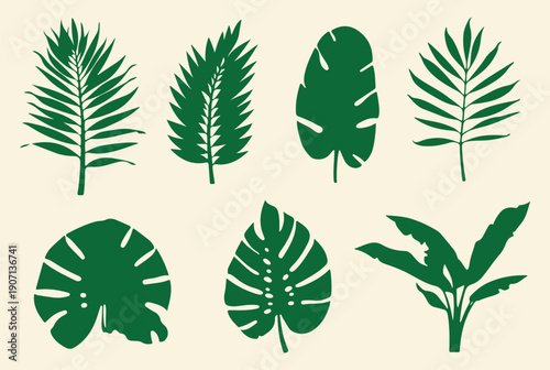 collection of green leaves