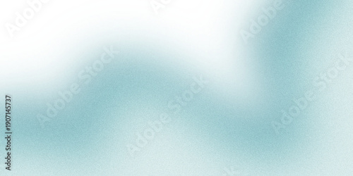 Abstract Teal Grainy Wave on Transparent Background