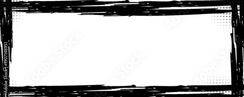 Grunge frame - abstract texture. Stock vector design template - easy to use