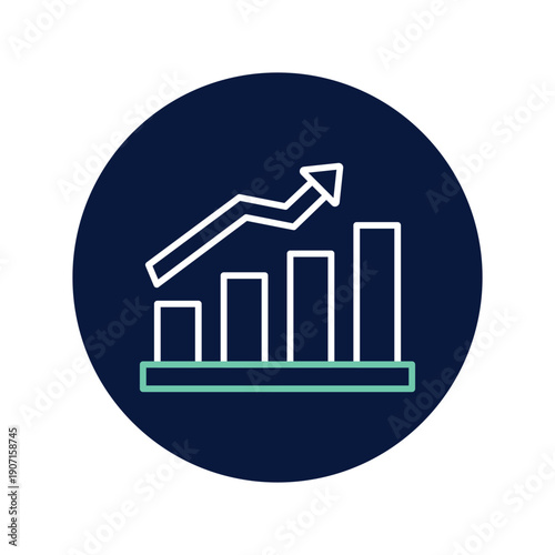 Growth Statistics vector, pixel perfect, illustrator file 
