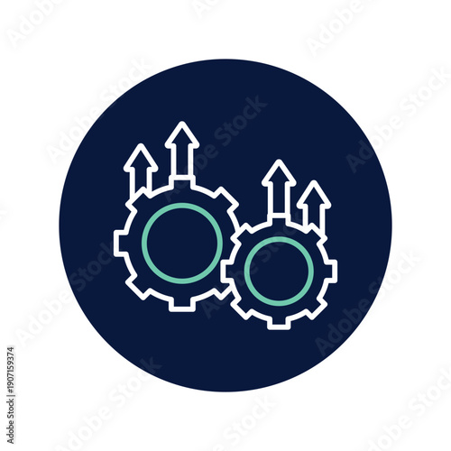 Operational Excellence vector, pixel perfect, illustrator file 
