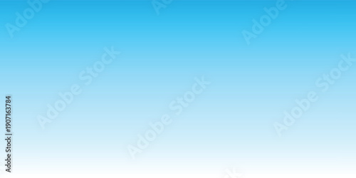 Blue gradient background fading from sky blue to white. Clean minimal backdrop for web design, presentations, or banners. Soft smooth color transition abstract background.