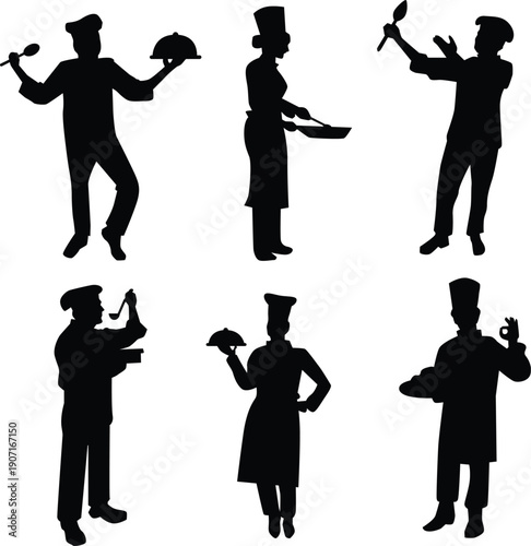silhouettes of musicians
