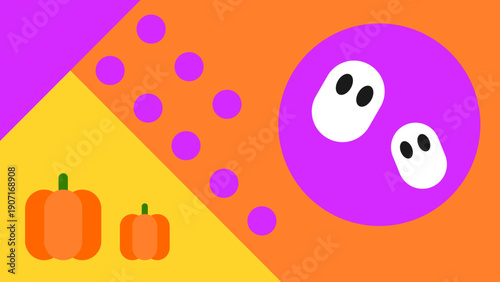 Halloween card illustration