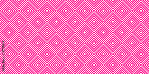 Seamless digital print cloth paper pattern with square pink overlap swirl fabric vector overlapping ornament textile web banner template background.