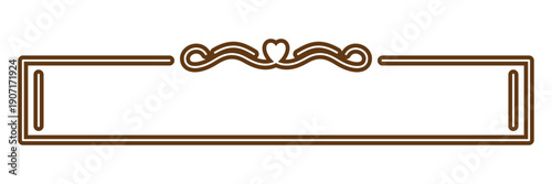 ハートのエレガントなフレーム