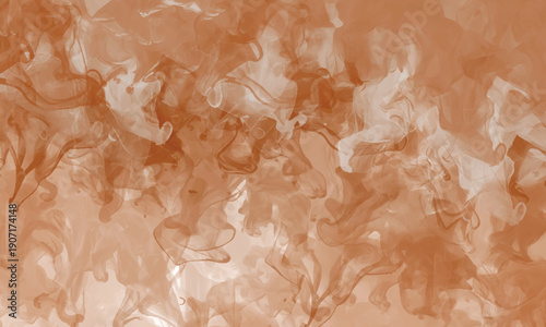 Mysterious cloudscape created by drifting smoke patterns