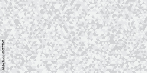 abstract geometric white and gray low polygon triangle vector paper wallpaper origami background. gradient grid creative digital business triangular low textile design.