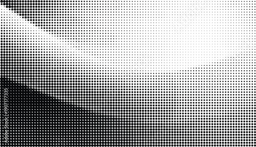 Modern halftone gradient pattern, diagonal transition, ideal for digital designs, a versatile graphic element with a Transparent Background, PNG file