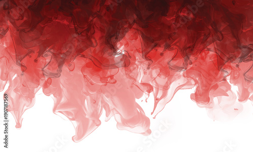 Abstract atmospheric smoke with fluid and organic motion