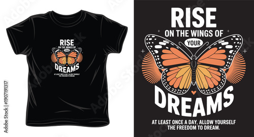 Lead with purpose live with passion inspirational t-shirt design