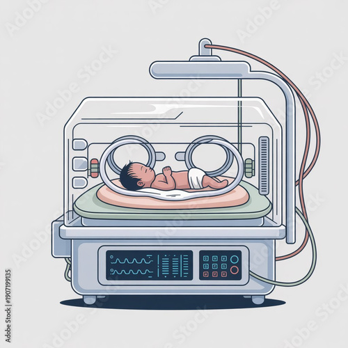 Smart Neonatal Incubator Monitoring Vector