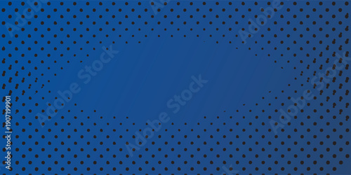 Schilderij op canvas Abstract Blue and White Geometric Background.